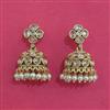 Antique Jhumki with Matte Gold Plating
