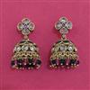 Antique Jhumki with Matte Gold Plating