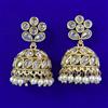Antique Jhumki with Matte Gold Plating