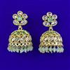 Antique Jhumki with Matte Gold Plating
