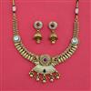 Antique Classic Necklace with Matte Gold Plating