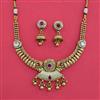 Antique Classic Necklace with Matte Gold Plating