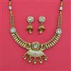 Antique Classic Necklace with Matte Gold Plating