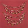 Antique Moti Ear Chain with Gold Plating