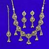 Antique Classic Necklace with Matte Gold Plating