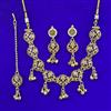 Antique Classic Necklace with Matte Gold Plating