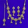 Antique Classic Necklace with Matte Gold Plating