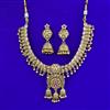 Antique Classic Necklace with Matte Gold Plating