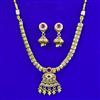 Antique Classic Necklace with Matte Gold Plating