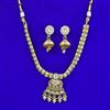 Antique Classic Necklace with Matte Gold Plating