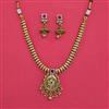 Antique Classic Necklace with Matte Gold Plating