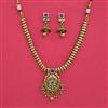 Antique Classic Necklace with Matte Gold Plating