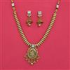 Antique Classic Necklace with Matte Gold Plating