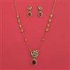 Antique Classic Necklace with Matte Gold Plating