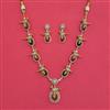 Antique Classic Necklace with Matte Gold Plating