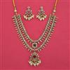 Antique Moti Necklace with Matte Gold Plating