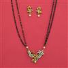 Antique Classic Mangalsutra with Matte Gold Plating