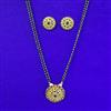 Antique Classic Mangalsutra with Matte Gold Plating