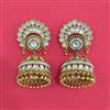 Antique Jhumki with Matte Gold Plating