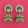 Antique Jhumki with Matte Gold Plating