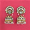 Antique Jhumki with Matte Gold Plating