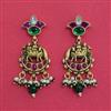 Antique Classic Earring with Matte Gold Plating