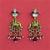 Antique Classic Earring with Matte Gold Plating