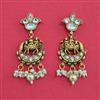 Antique Classic Earring with Matte Gold Plating