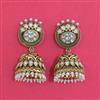 Antique Jhumki with Matte Gold Plating