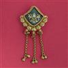 Antique Classic Brooch with Matte Gold Plating