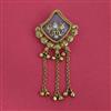 Antique Classic Brooch with Matte Gold Plating
