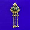 Antique Classic Brooch with Matte Gold Plating