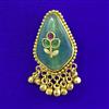 Antique Classic Brooch with Matte Gold Plating