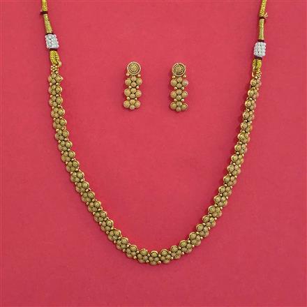 Antique Delicate Necklace with Gold Plating
