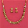 Antique Plain Gold Necklace with Gold Plating