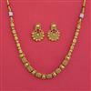 Antique Plain Gold Necklace with Gold Plating