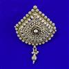 Antique Chand Hair Brooch with Gold Plating