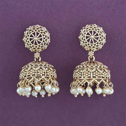 Antique Jhumki with Gold Plating