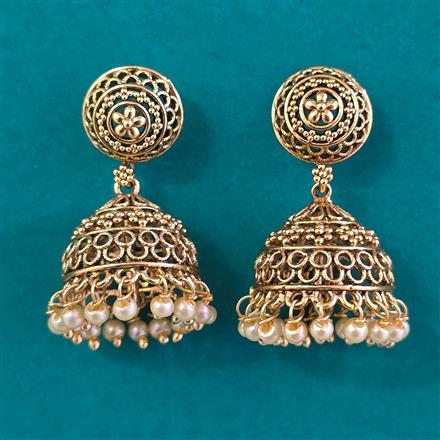 Antique Jhumki with Gold Plating