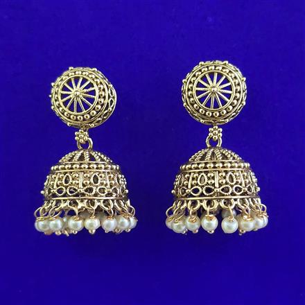 Antique Jhumki with Gold Plating