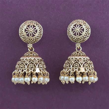 Antique Jhumki with Gold Plating