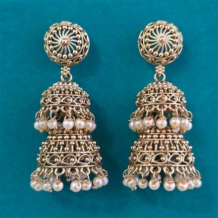 Antique Jhumki with Gold Plating