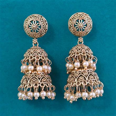 Antique Jhumki with Gold Plating