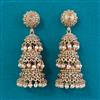 Antique Jhumki with Mehndi Plating