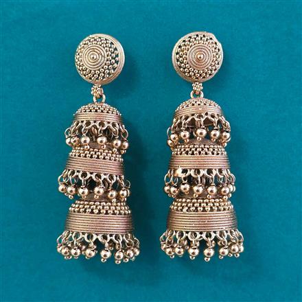 Antique Jhumki with Gold Plating