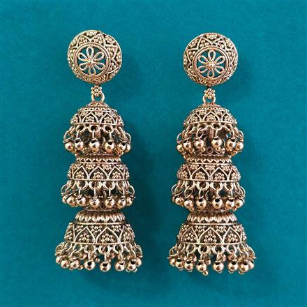 Antique Jhumki with Gold Plating