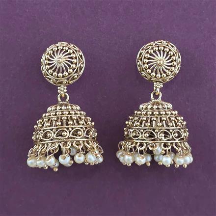 Antique Jhumki with Gold Plating