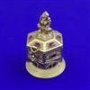 Antique Temple Sindoor Box with Matte Gold Plating