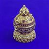 Antique Classic Sindoor Box with Matte Gold Plating