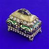 Antique Classic Sindoor Box with Gold Plating